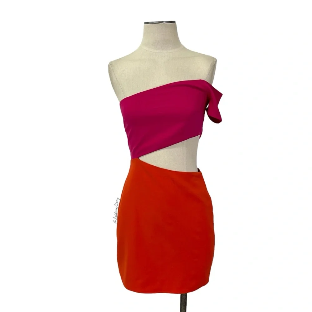 Lovers + Friends- Rowan Mini Dress in Multi Size Small.